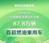 乘联会发布：7月新能源车国内渗透率51.1%